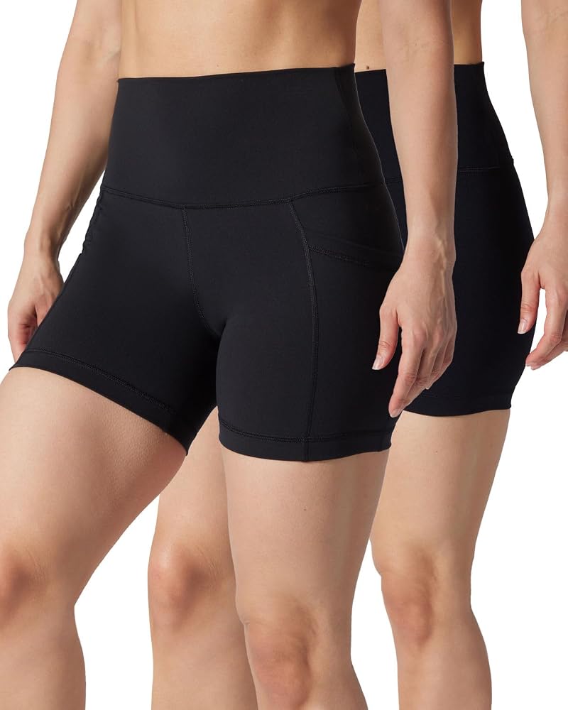 Womens 5” — Black (W/Pocket) / Black (No Pocket) 5